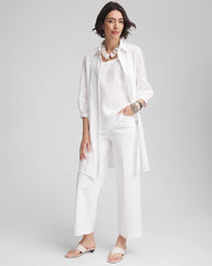 Chico's - Pintuck Placket Linen Tunic