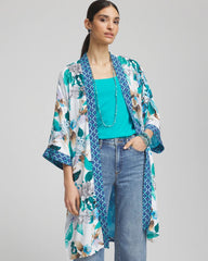 Chico's - Island Motif Long Kimono