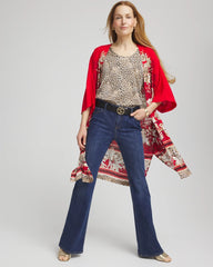 Chico's - Art Nouveau Long Kimono