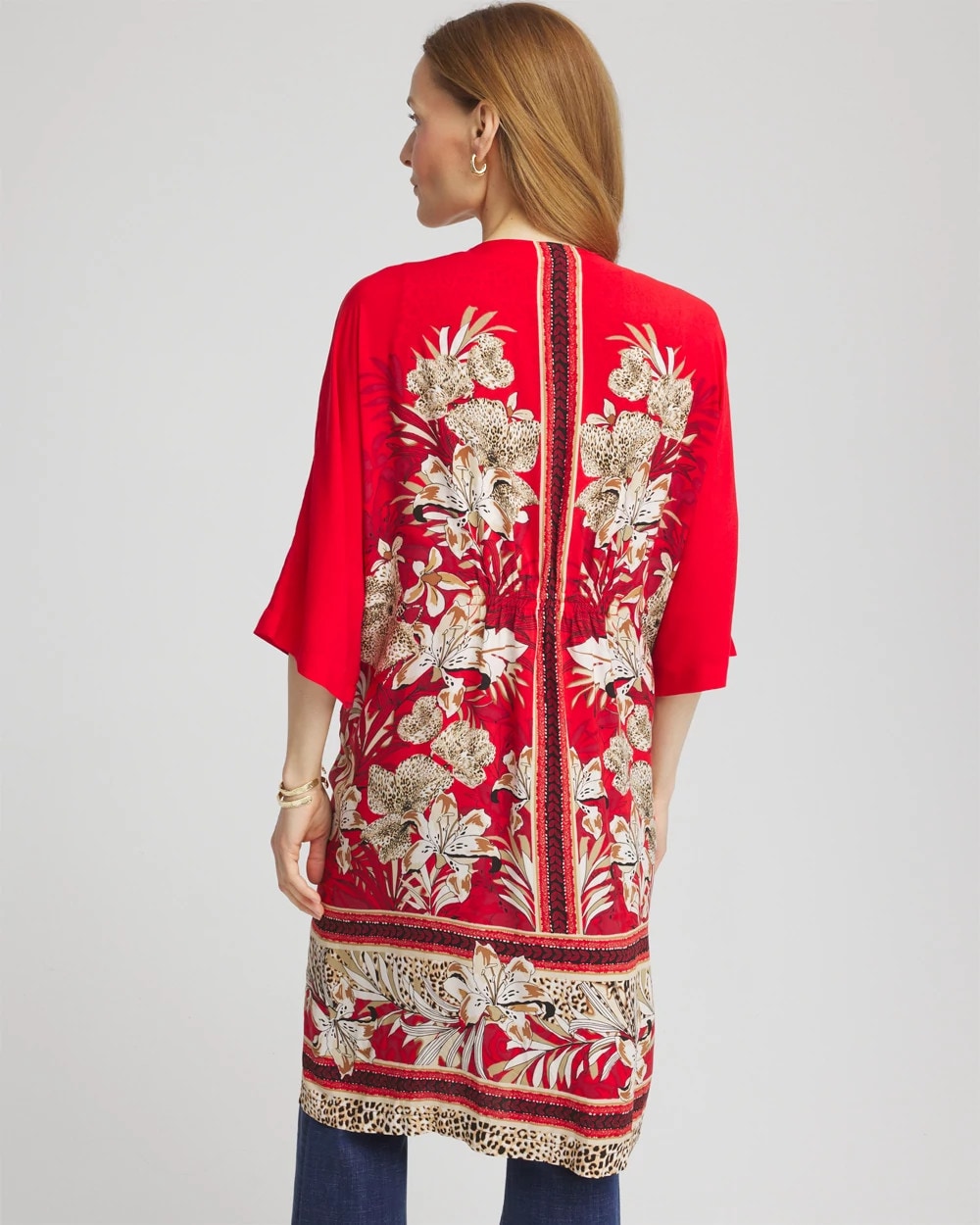 Chico's - Art Nouveau Long Kimono