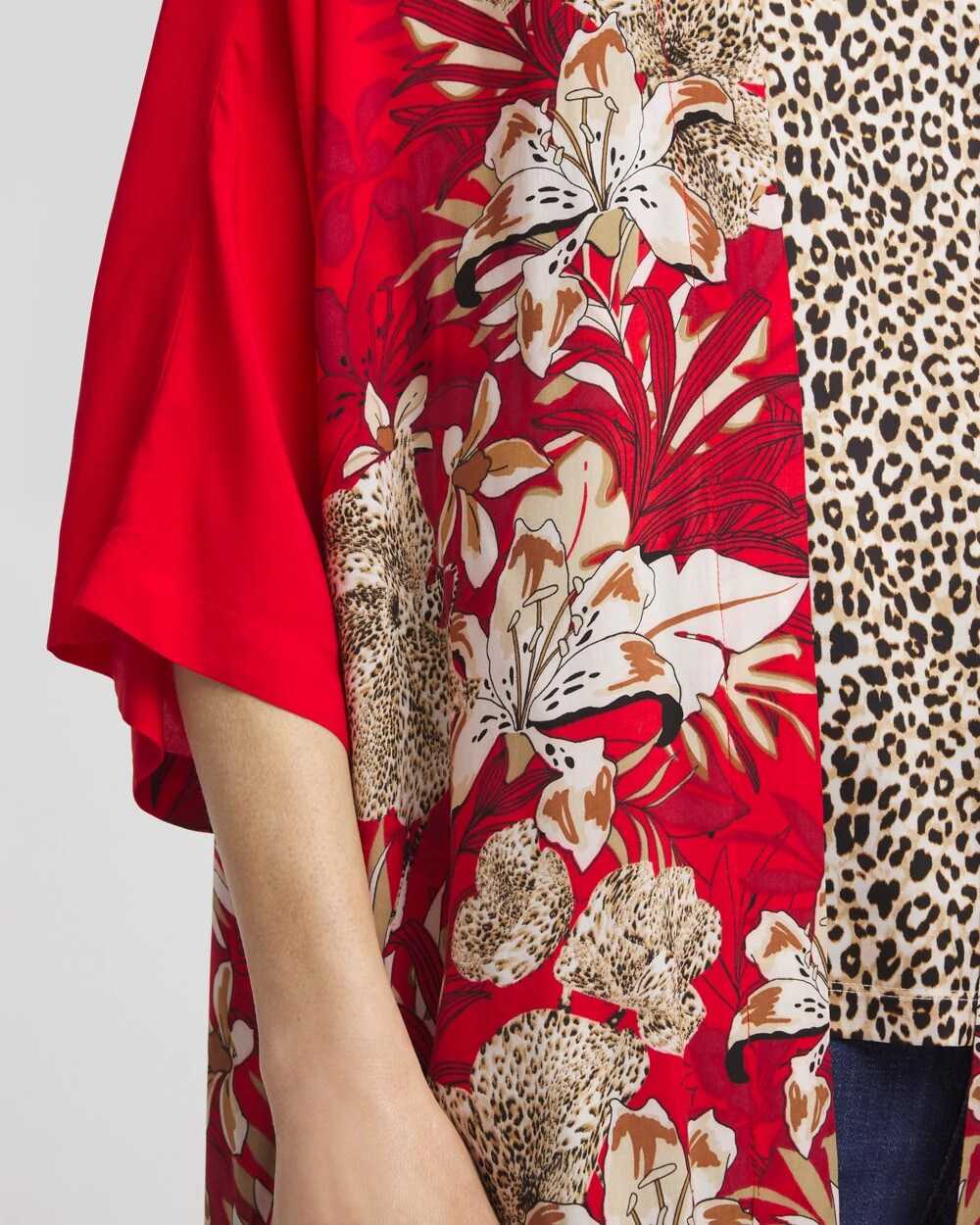Chico's - Art Nouveau Long Kimono