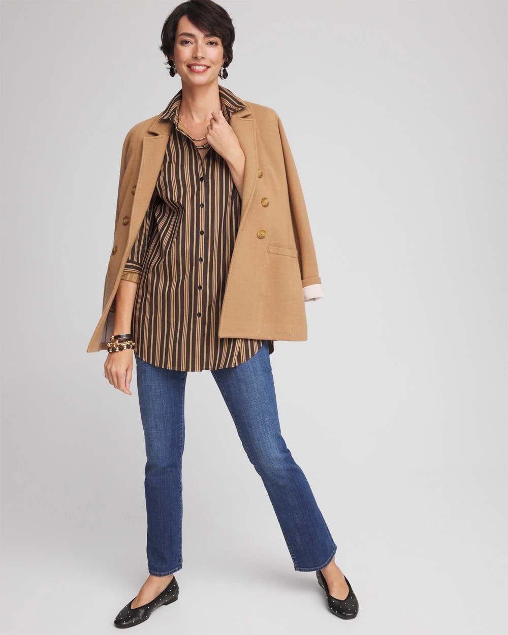 Chico's - No Iron™ Stripe Tunic