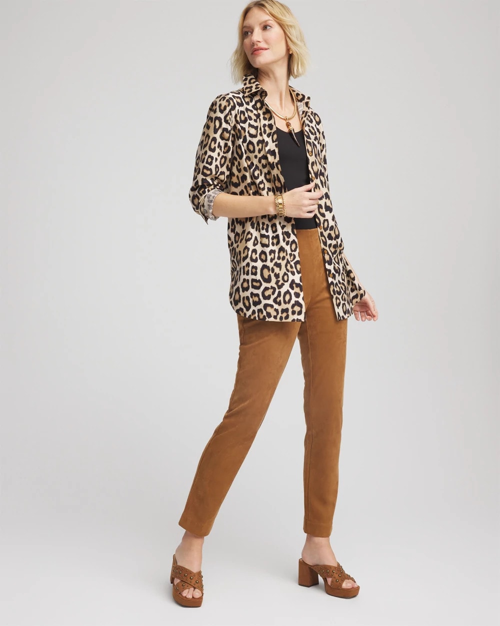 Chico's - No Iron™ Animal-Print Tunic
