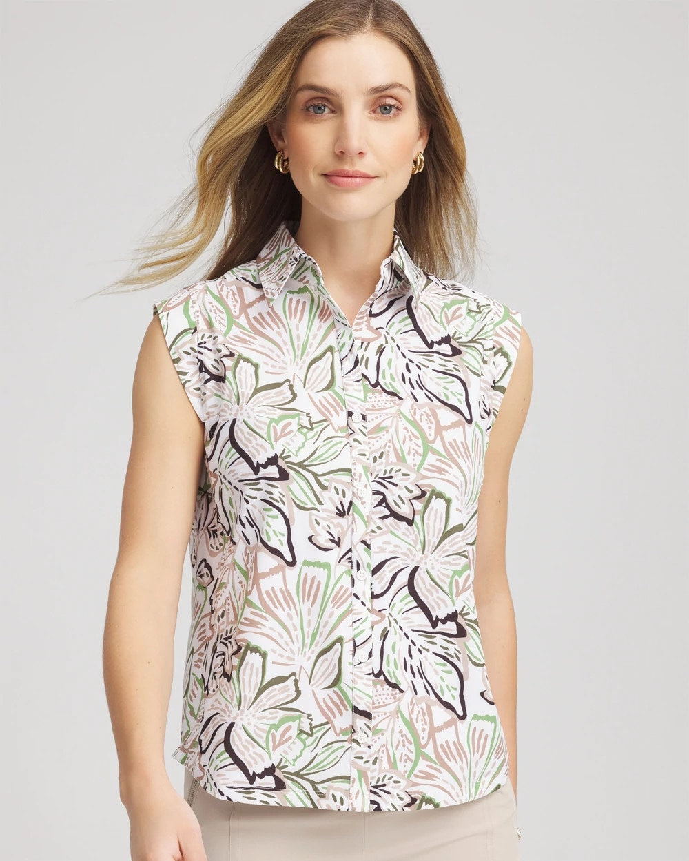 Chico's - Zenergy® UPF Floral Shirt