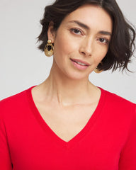 Chico's - Everyday 3/4 Sleeve V-Neck Tee