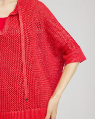 Chico's - Sequin Open Knit Poncho
