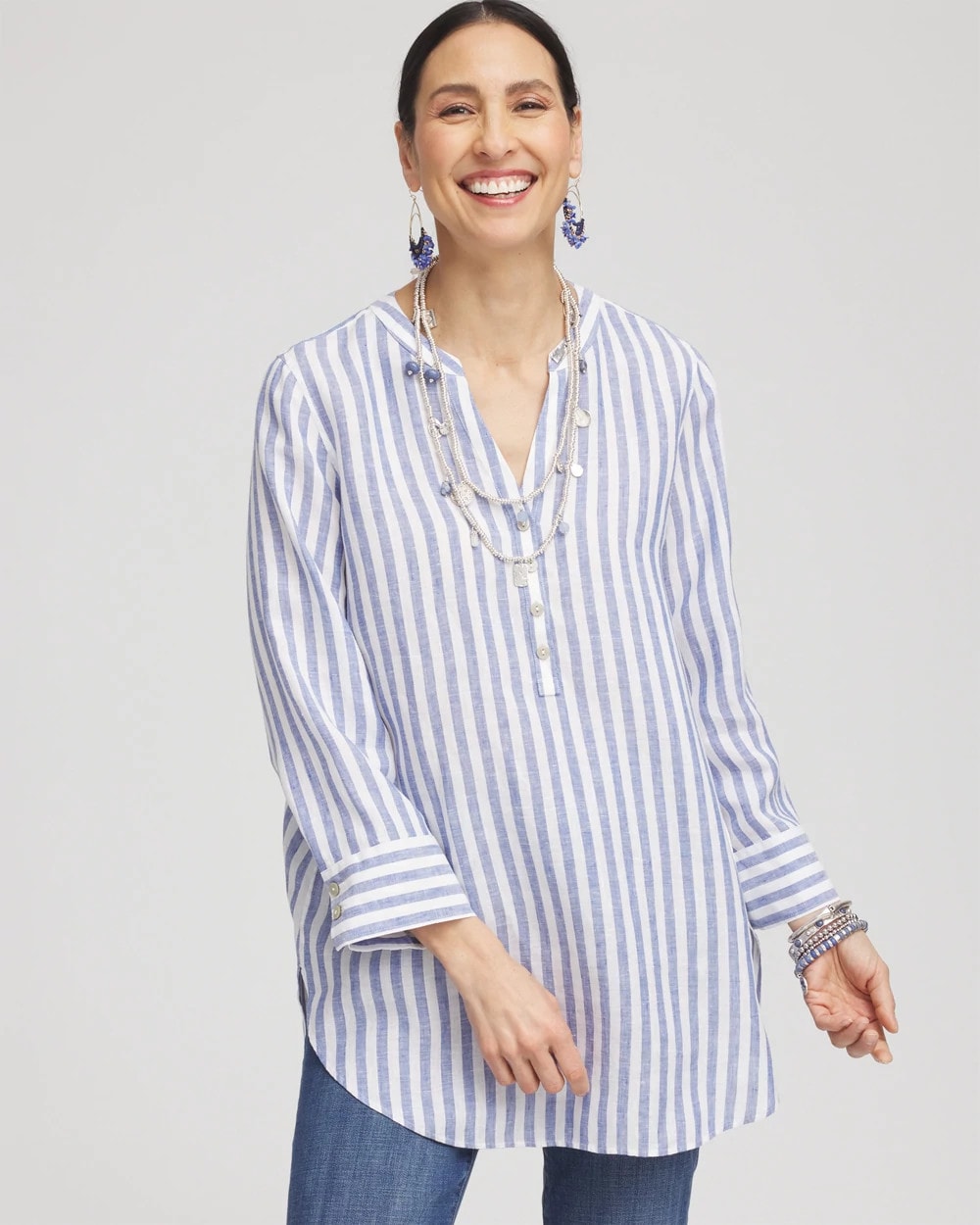Chico's - No Iron™ Linen Tunic