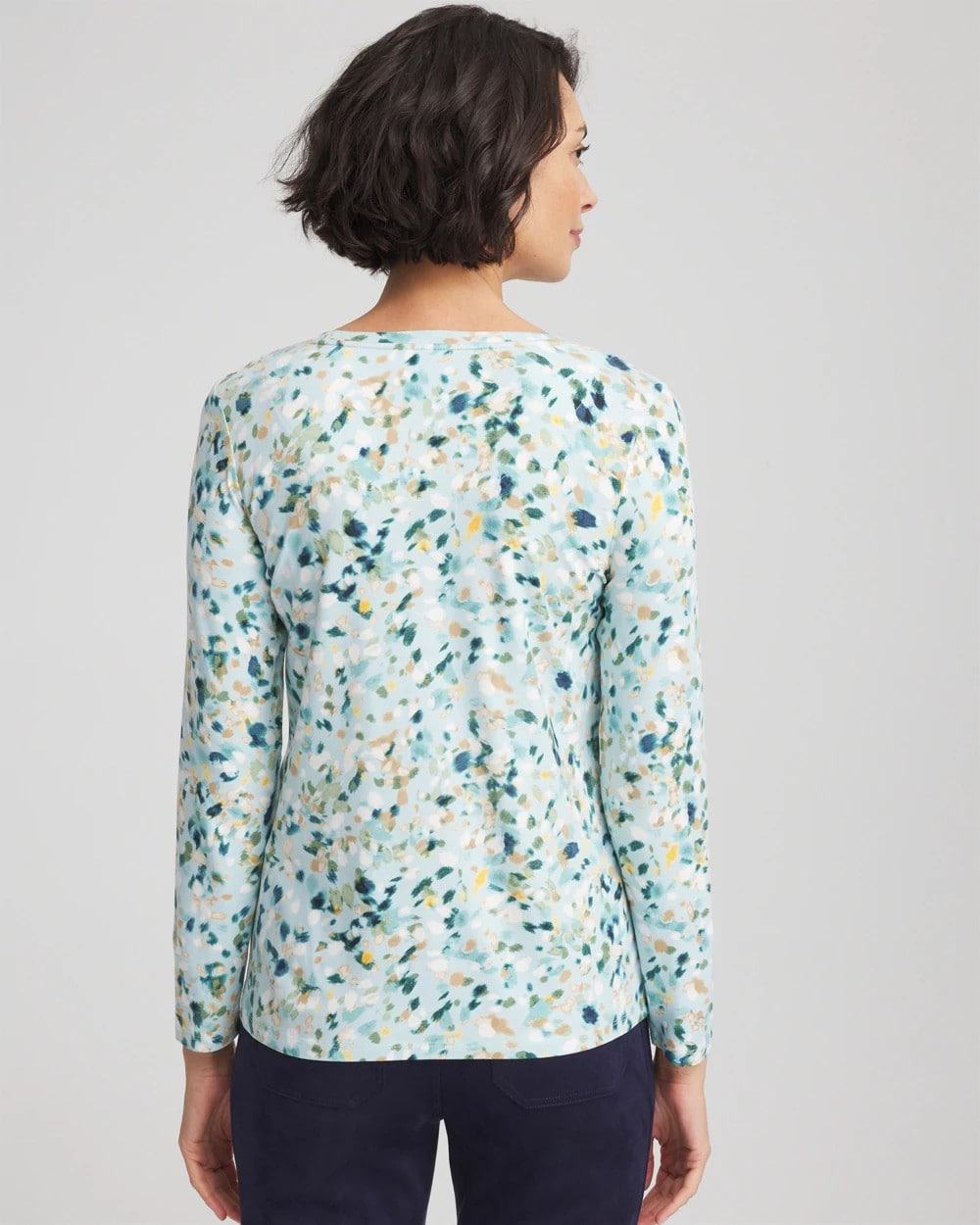 Chico's - Printed Touch of Cool™ Layering Tee
