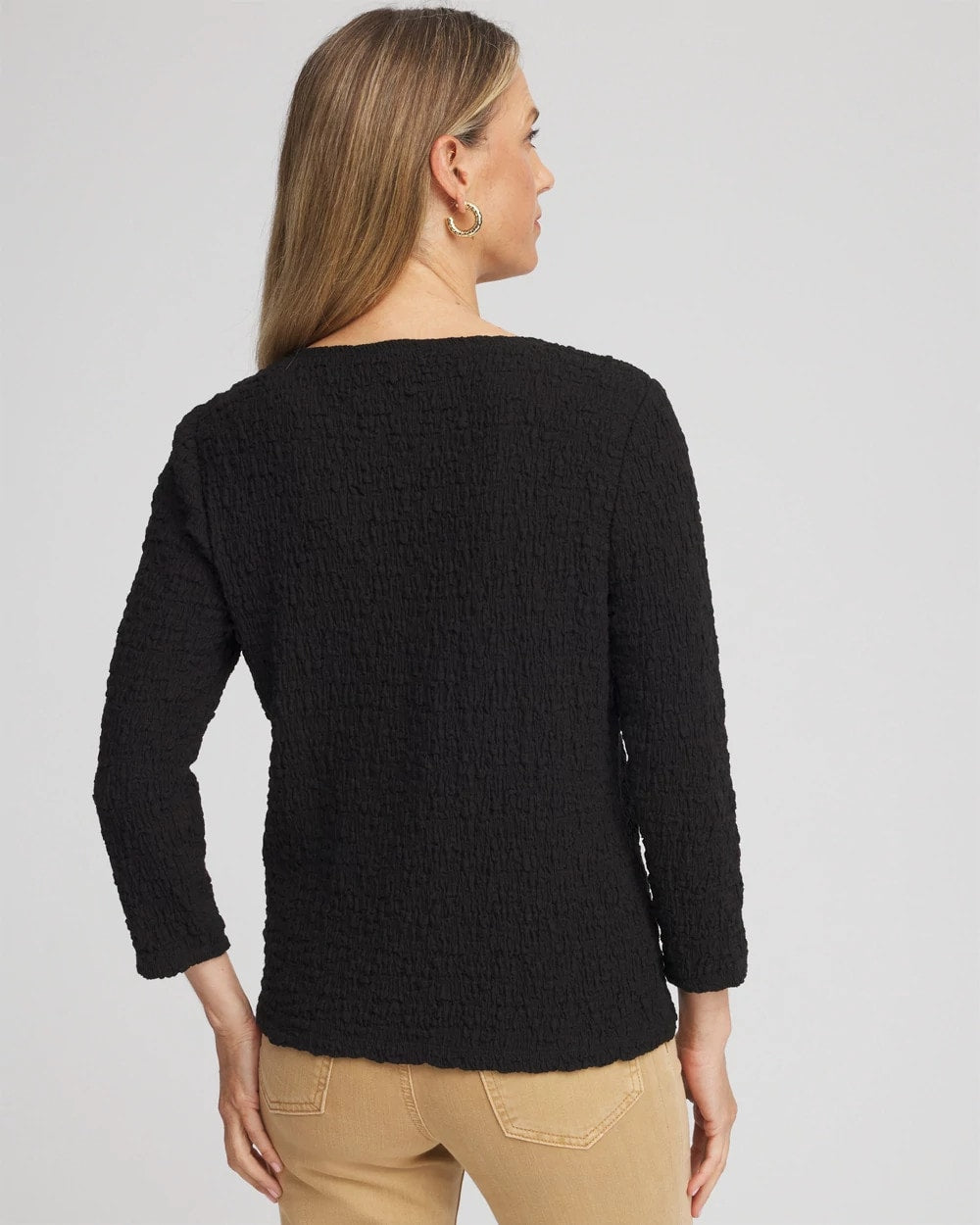 Chico's - Textured Scoopneck Cardigan