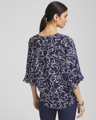Chico's - Ecovero™ Tie-Front Frill Sleeve Blouse