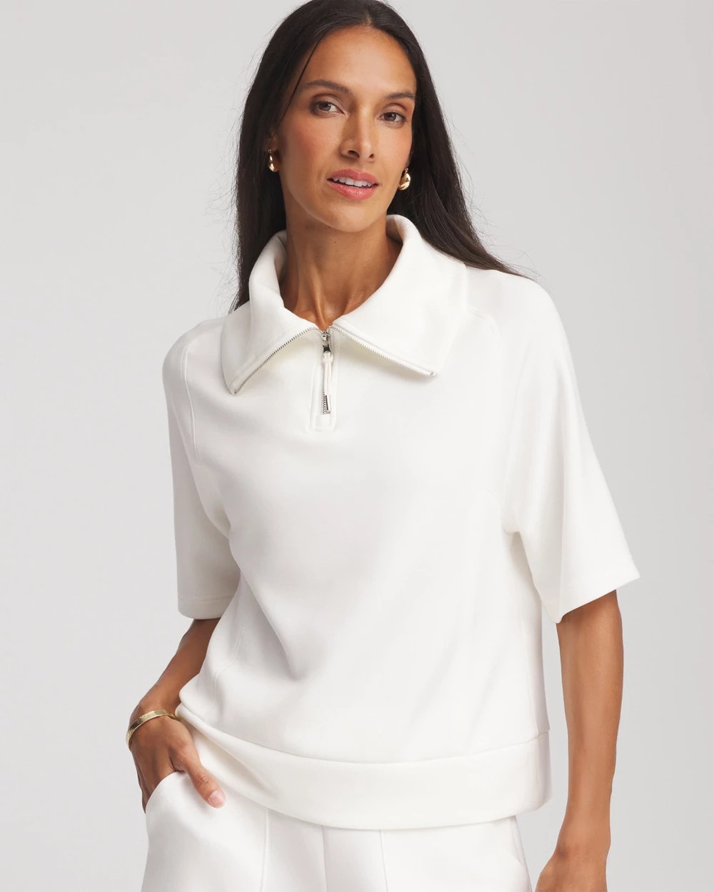 Chico's - Zenergy® Soft Half-Zip Top