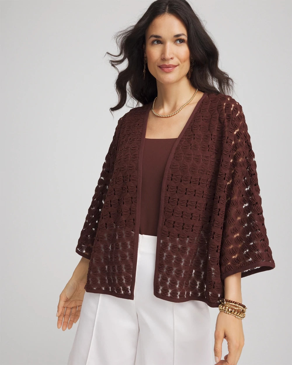 Chico's - Short Woven Kimono