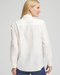Chico's - Textured Tie-Front Pullover Top