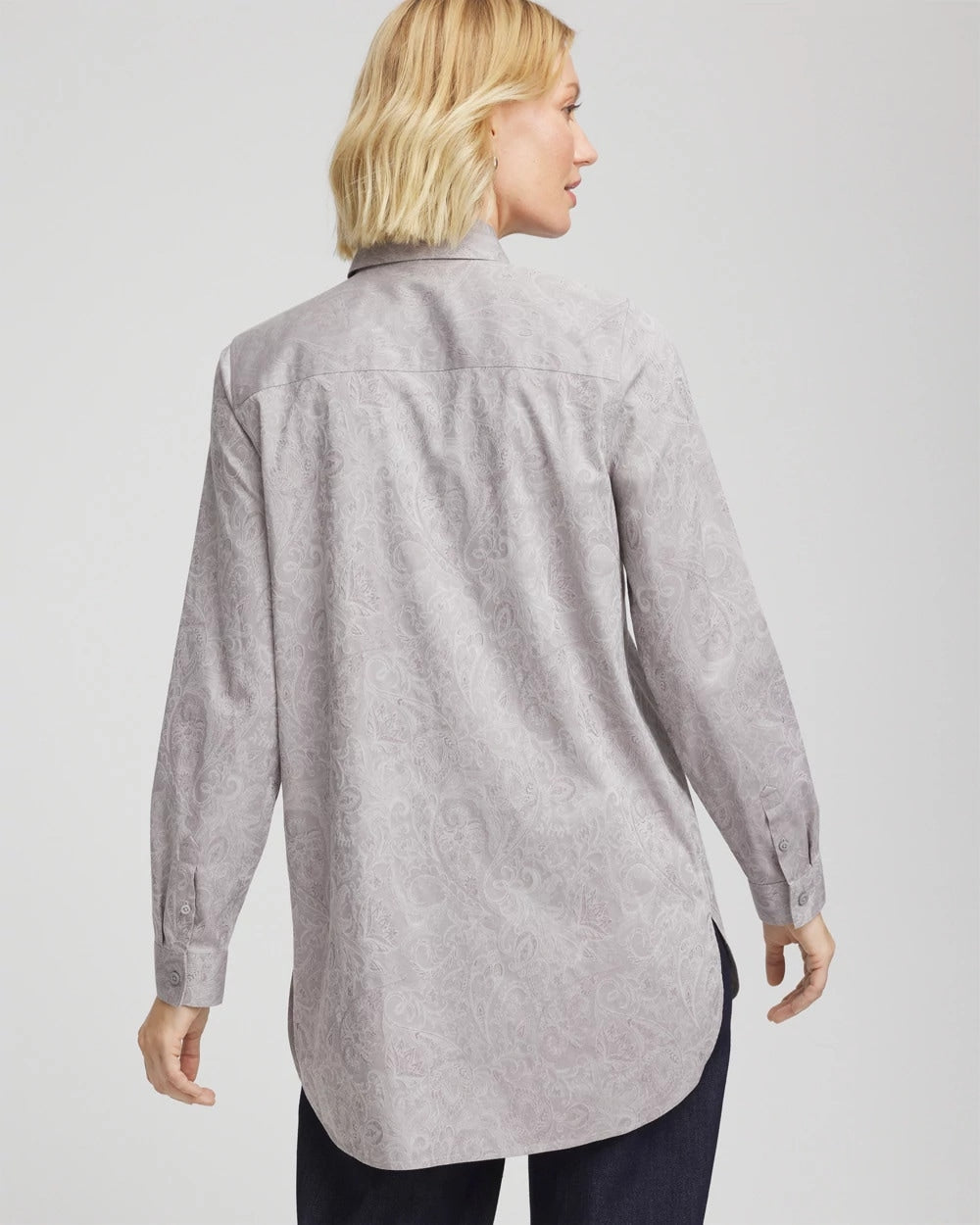 Chico's - No Iron™ Lace Jacquard Stretch Tunic