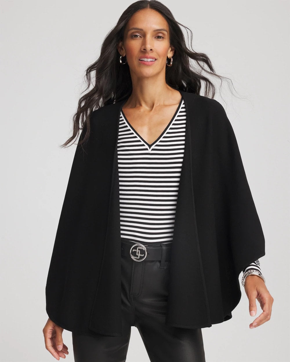 Chico's - Crepe Open-Front Ruana