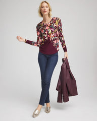 Chico's - Touch of Cool™ Paisley Cowl Neck Tee