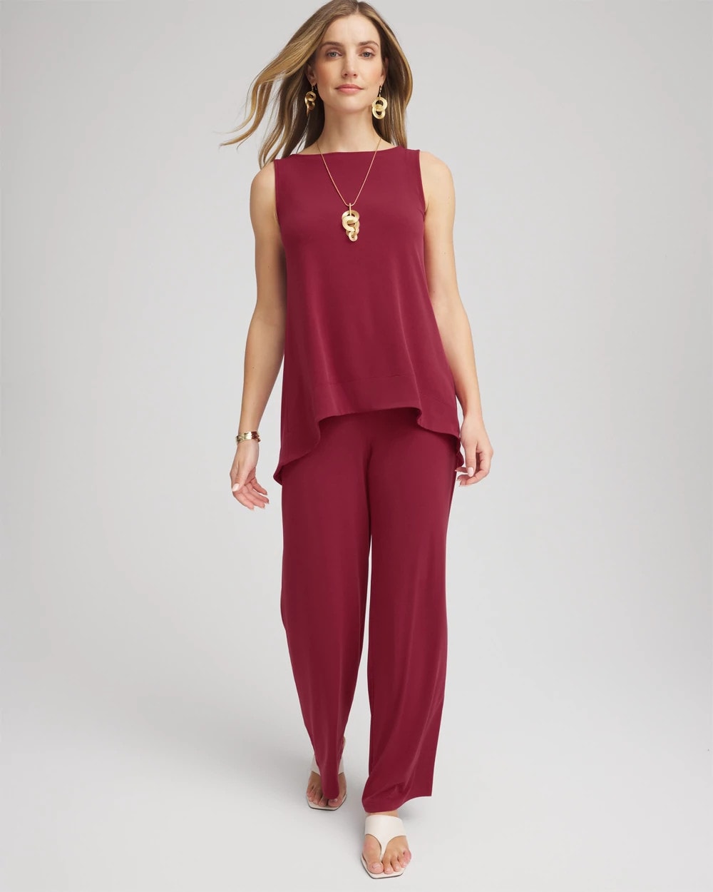Chico's - Travelers™ Knit High-Low Hem Top