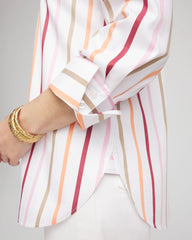Chico's - No Iron™ Striped Stretch-Sateen Shirt