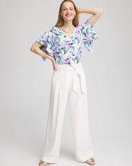 Chico's - Touch of Cool™ Lily Handkerchief-Sleeve V-Neck Tee