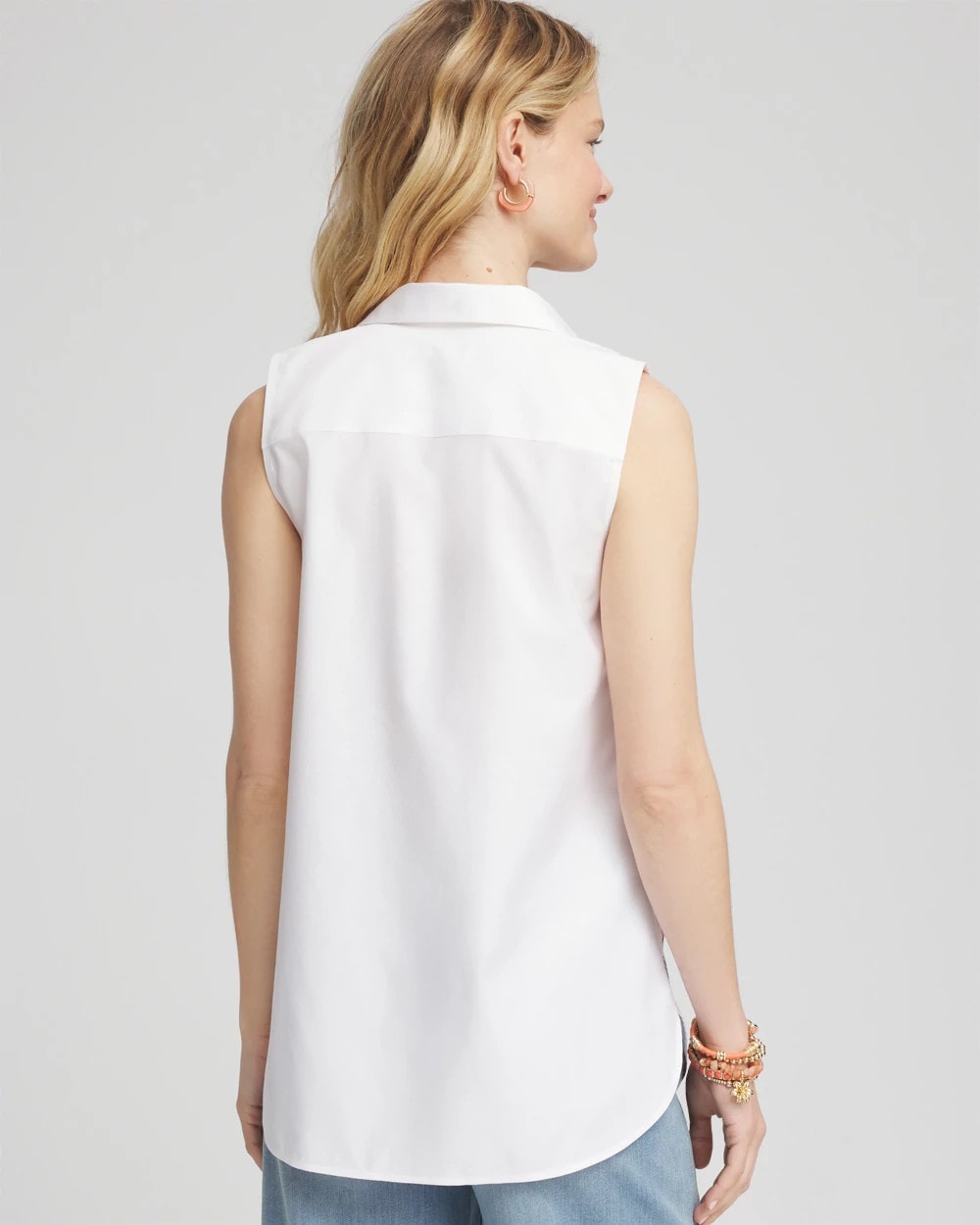 Chico's - No Iron™ Tropical Floral Sleeveless Shirt