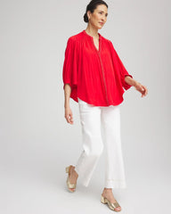 Chico's - Braided Batwing Blouse