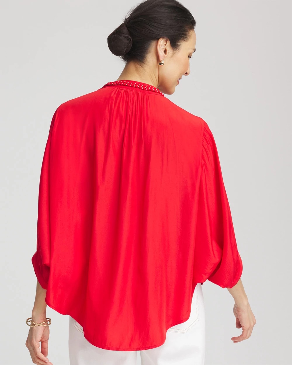 Chico's - Braided Batwing Blouse