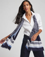 Chico's - Printed Woven Oblong Scarf