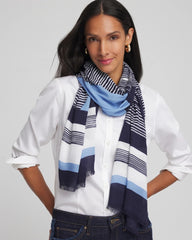 Chico's - Printed Woven Oblong Scarf
