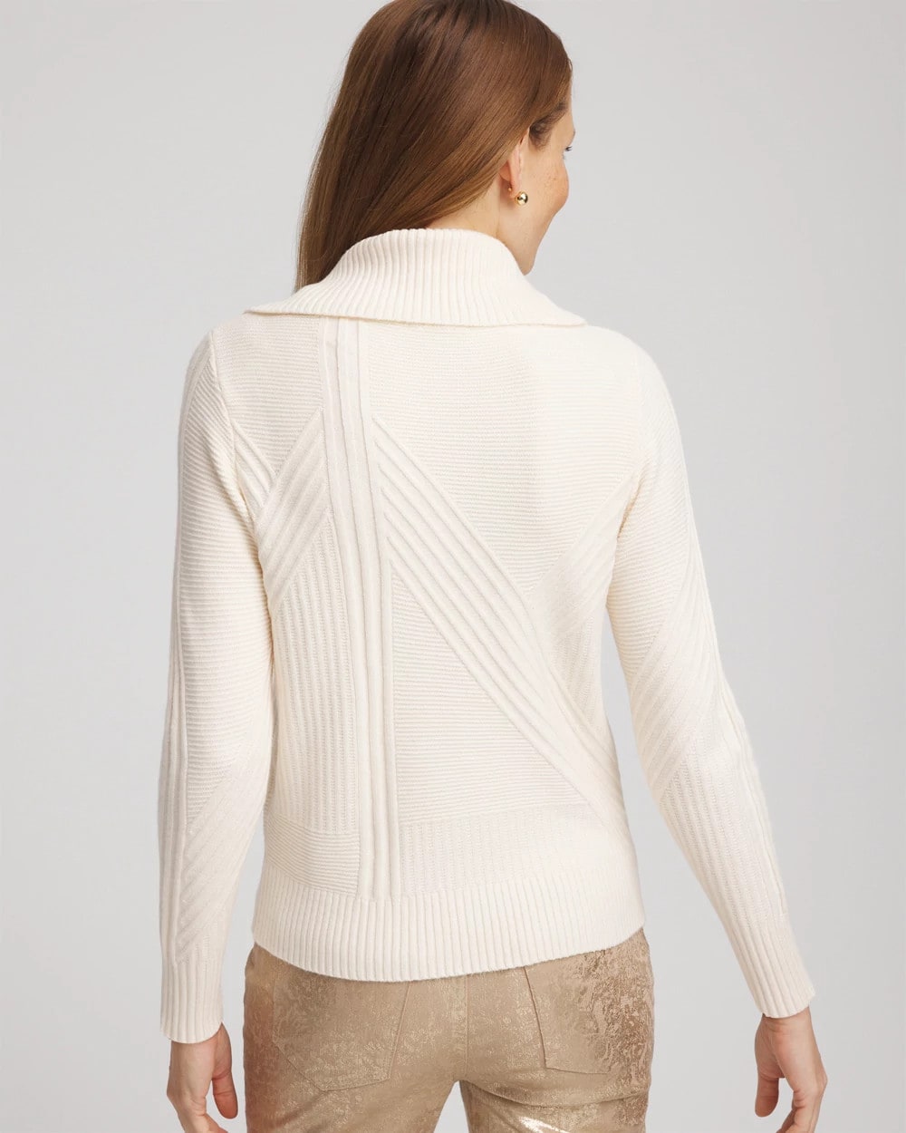 Chico's - Ribbed Cowlneck Sweater