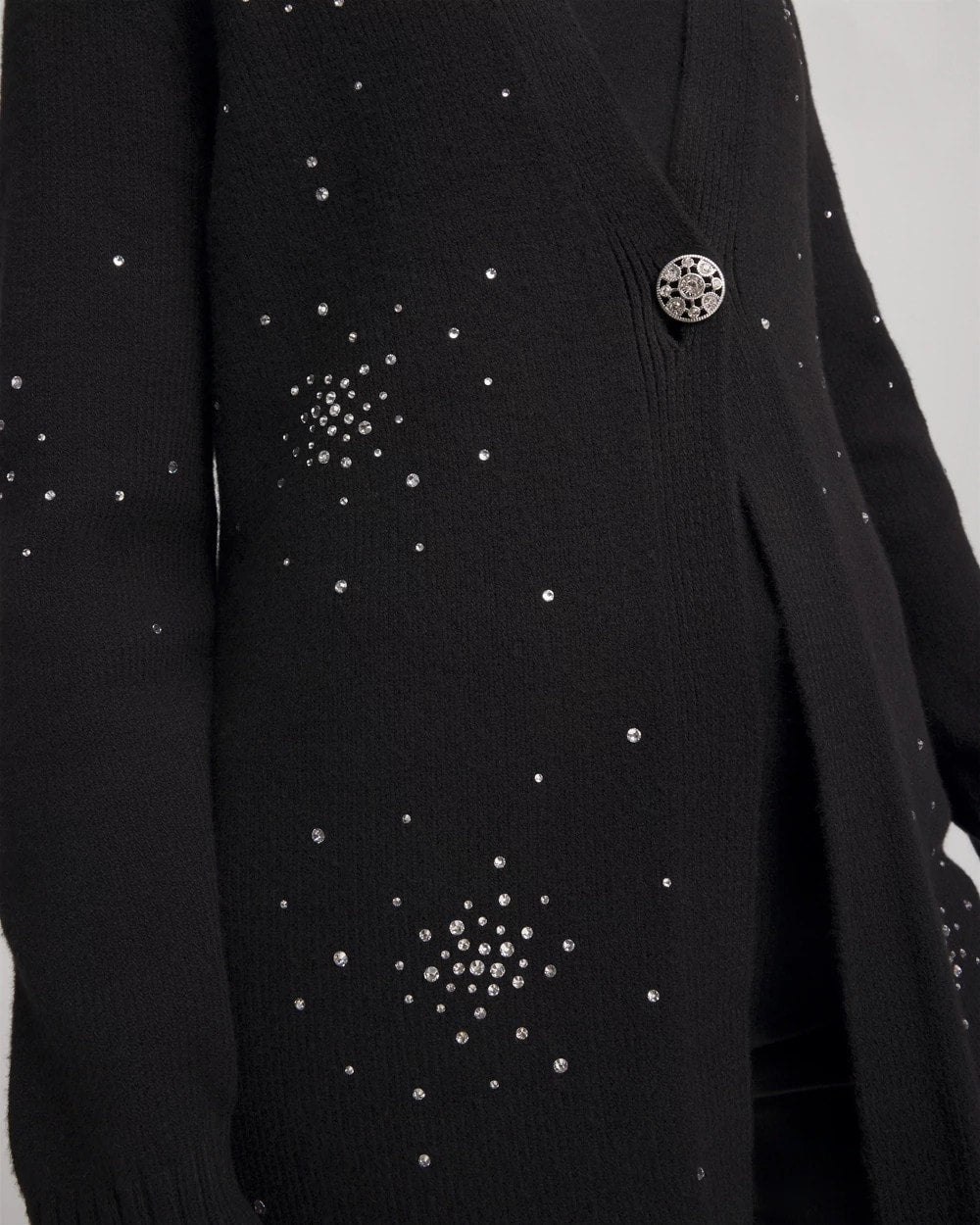 Chico's - Rhinestone Embellished Cardigan