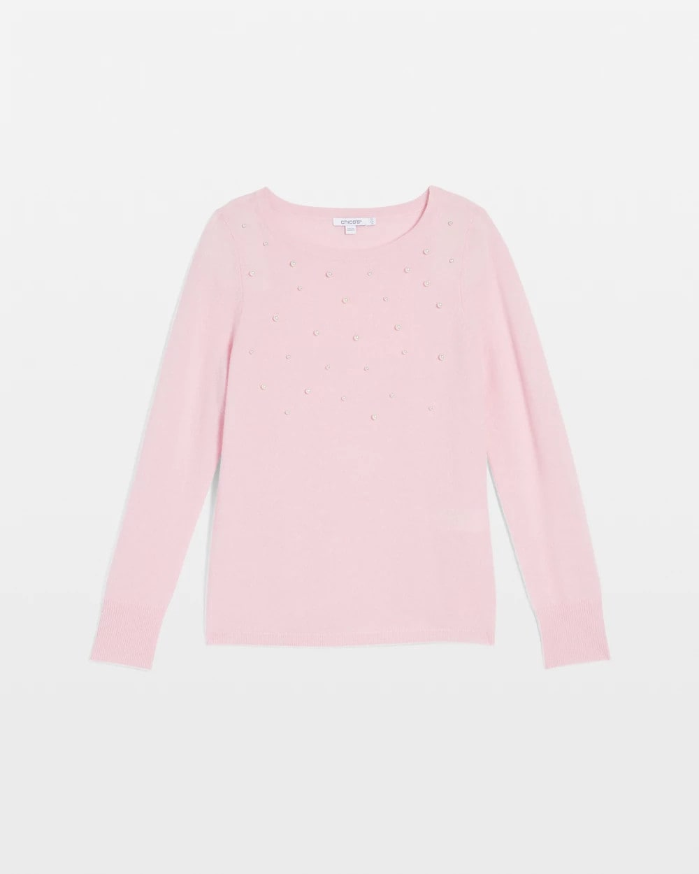 Chico's - Embellished Cashmere Pullover Sweater