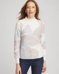 Chico's - Bloom Metallic Intarsia Pullover Sweater