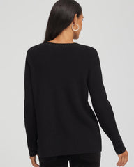 Chico's - Embellished V-Neck Pullover Sweater