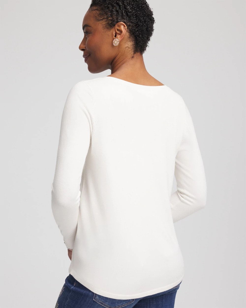 Chico's - Ella Bateau Pullover Sweater