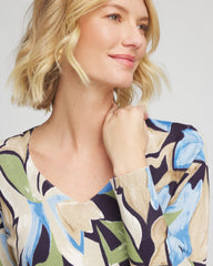 Chico's - Ella Bloom V-Neck Pullover Sweater