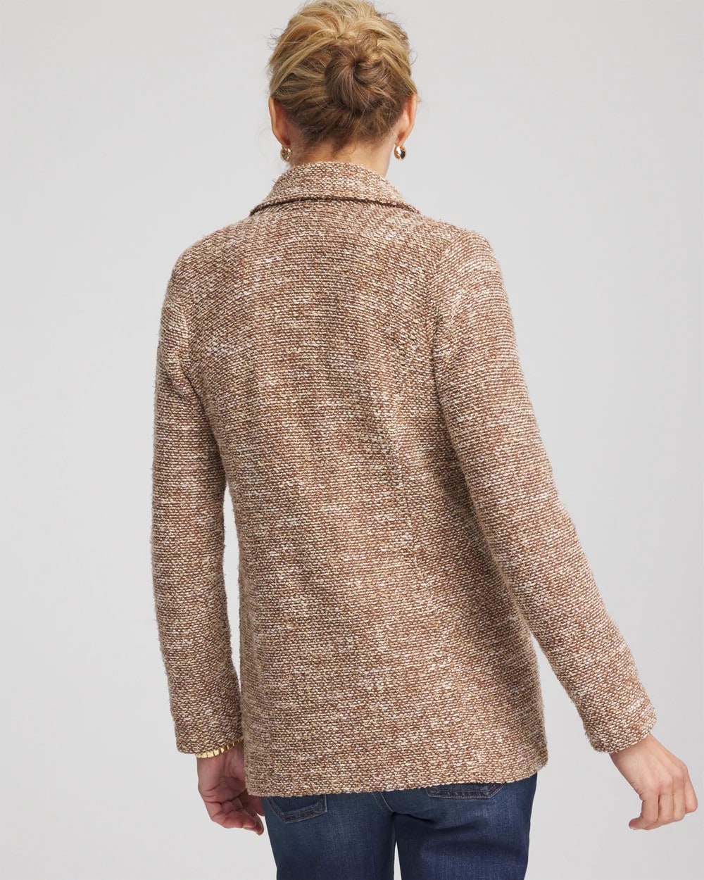 Chico's - Tweed Double-Breasted Blazer