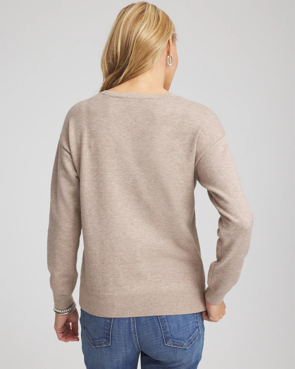 Chico's - Floral Sequined Pullover
