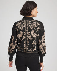 Chico's - Bryne Jacquard Mockneck Pullover