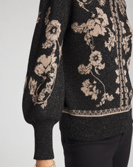 Chico's - Bryne Jacquard Mockneck Pullover