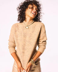 Chico's - Jacquard Mockneck Pullover