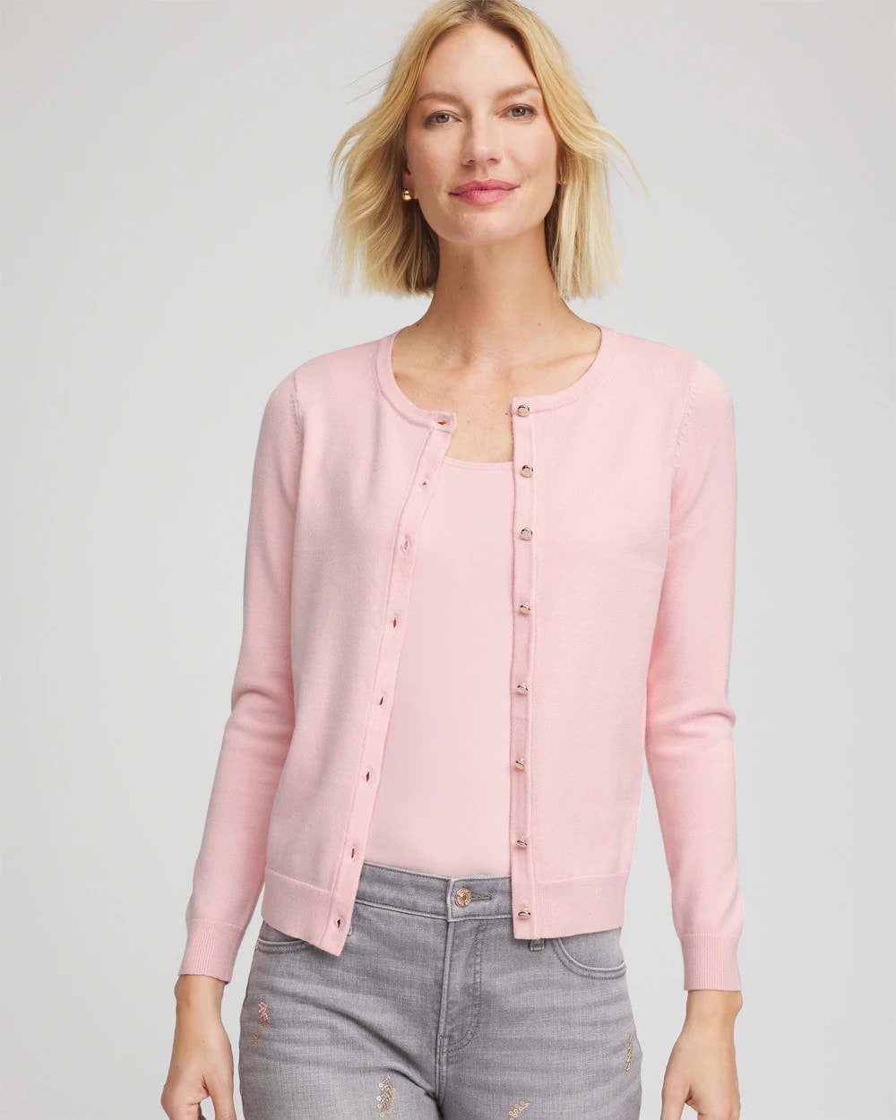 Chico's - Crewneck Cardigan