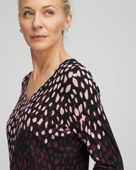 Chico's - Ella Printed V-Neck Sweater