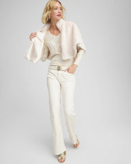 Chico's - Ella Foiled V-Neck Sweater
