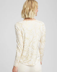 Chico's - Ella Foiled V-Neck Sweater