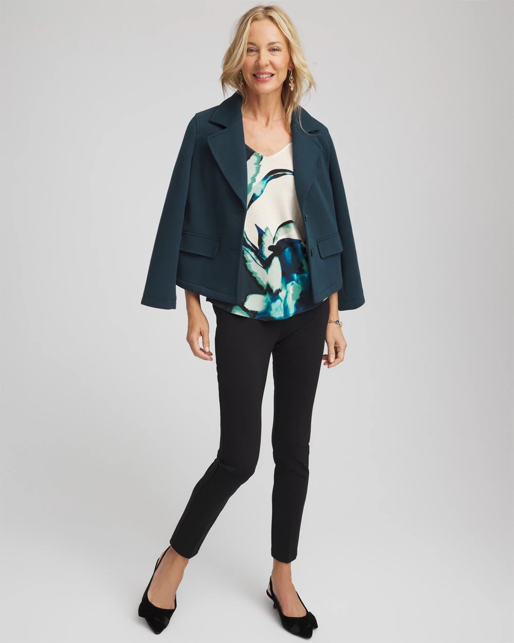 Chico's - Ella Glacier V-Neck Pullover