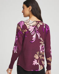 Chico's - Ella V-Neck Artisanal Pullover Sweater