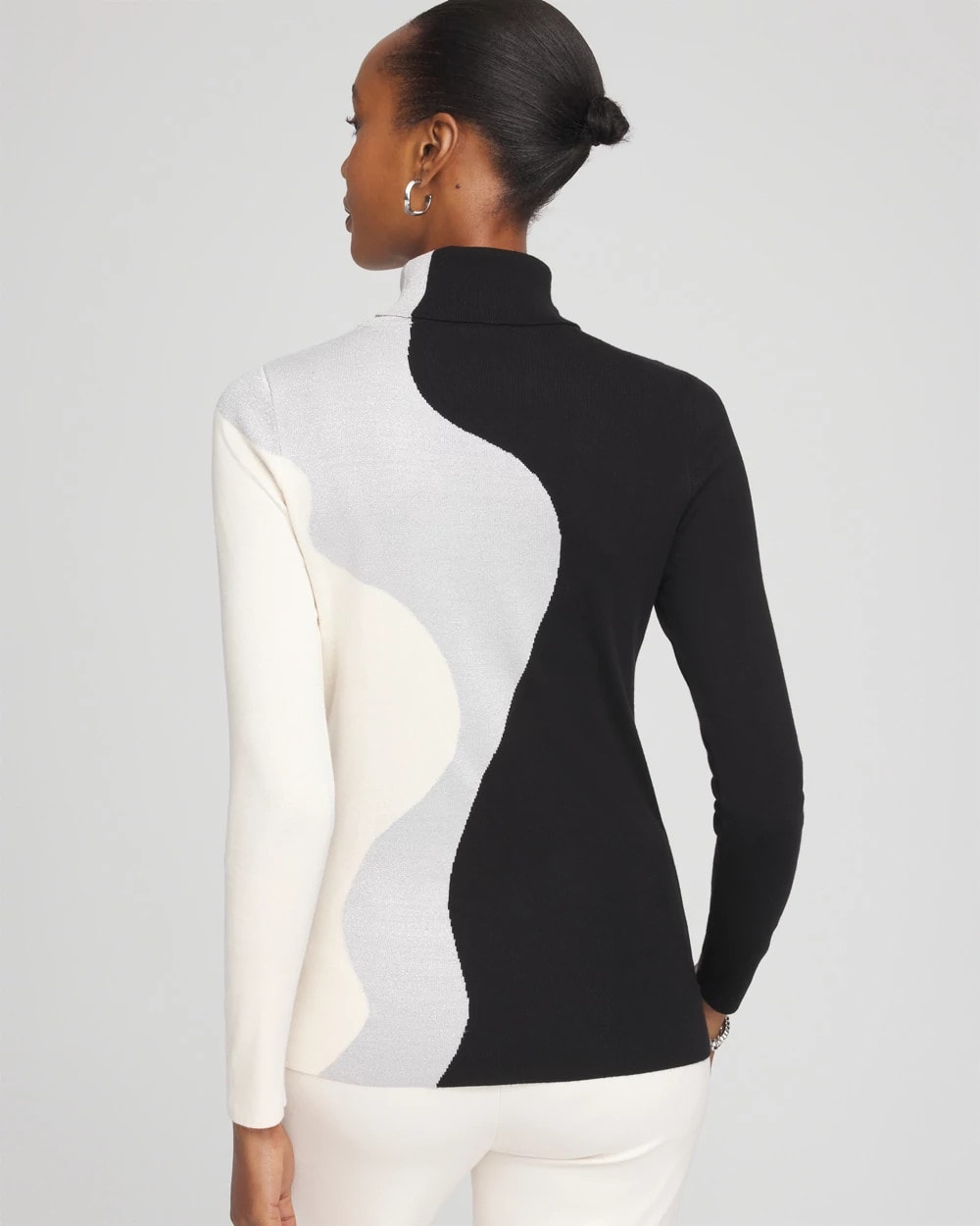 Chico's - Ella Turtleneck Intarsia Sweater