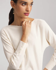 Chico's - Ella Boatneck Pullover Sweater