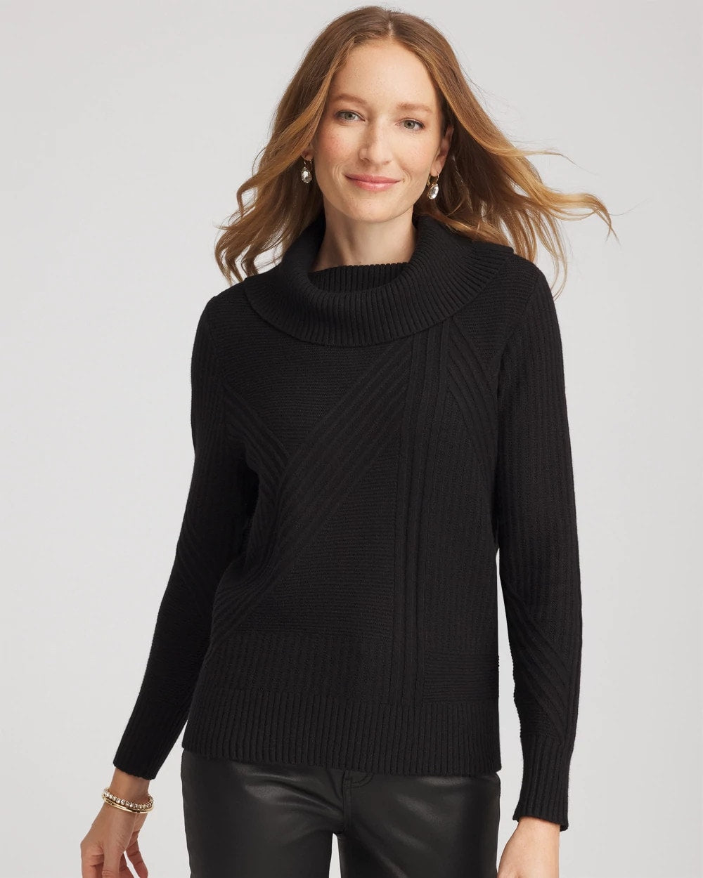Chico's - Ribbed Cowlneck Sweater