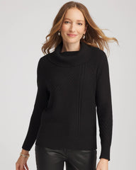 Chico's - Ribbed Cowlneck Sweater
